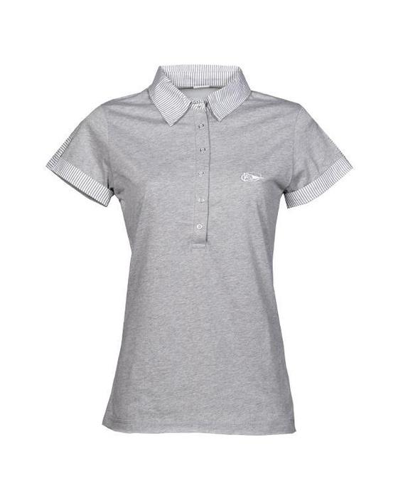 Polo Jersey Manches Courtes - Col Rayure