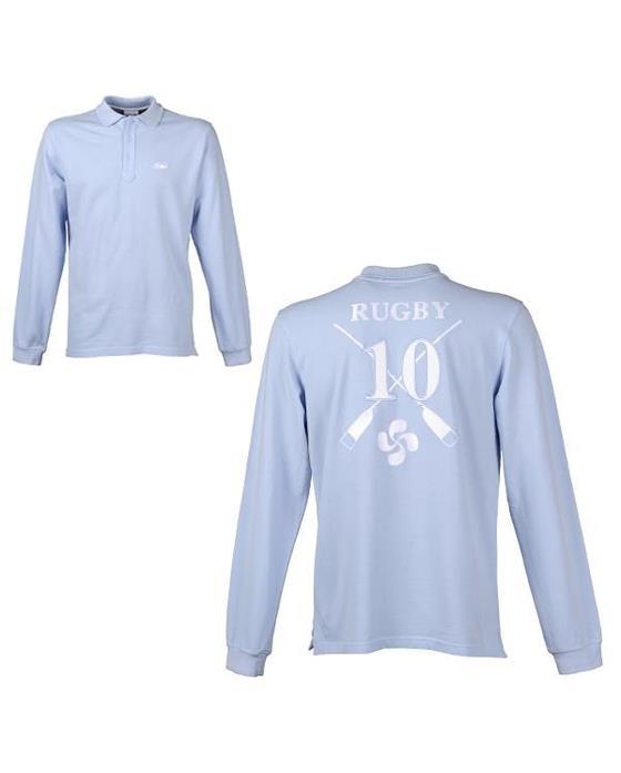 Polo Piqué Manches Longues Logo Rames