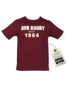 tee-shirt manches courtes abv rugby 1904 junior